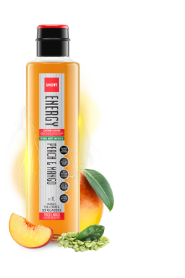 SHOTT YERBA MATE ENERGY Peach & Mango 1Ltr
