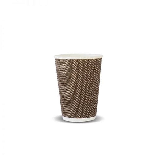 12oz Triple Wall Brown Takeaway cup - 3gcoffee