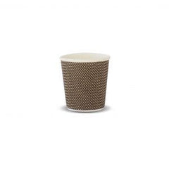 4oz Triple Wall Brown Takeaway cup - 3gcoffee